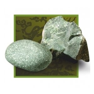 Камни для сауны Жадеит (ведро 10 кг,обвалованный)